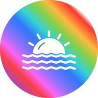 Sunset Vector Icon