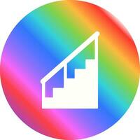 icono de vector de escaleras