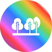 icono de vector de árbol