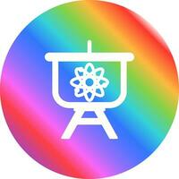 Atom Presentation Vector Icon