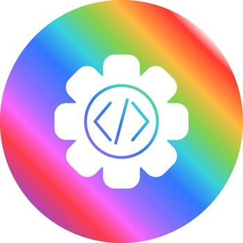 icono de vector de codificación