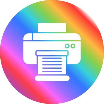 icono de vector de impresora