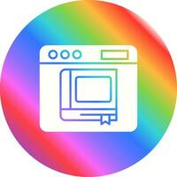 icono de vector de ebook