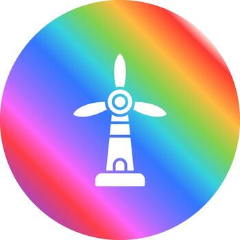icono de vector de molino de viento