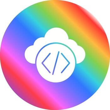 icono de vector de nube