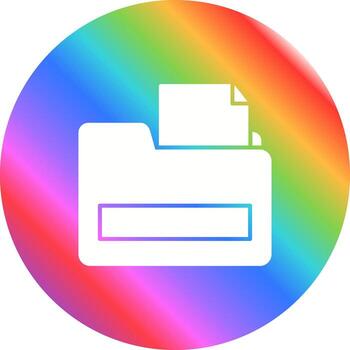 icono de vector de carpeta