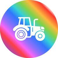 icono de vector de tractor