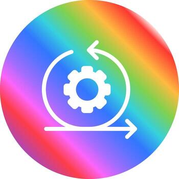 icono de vector de flujo de trabajo