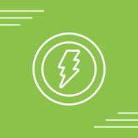 Lightning bolt Vector Icon