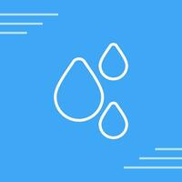 Raindrop Vector Icon
