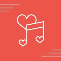 Love songs Vector Icon