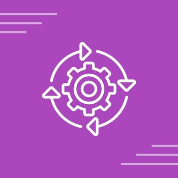 continuo integración vector icono