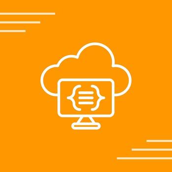 Serverless Computing Vector Icon