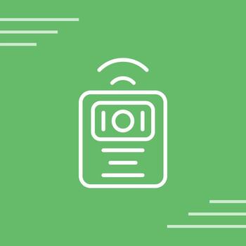 inalámbrico intercomunicador vector icono