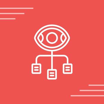 icono de vector de visualización de datos
