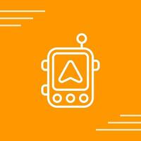 GPS Navigation Device Vector Icon