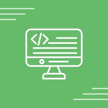 Programming Language Vector Icon