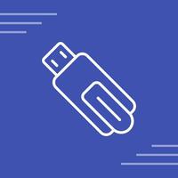 USB Flash Drive Vector Icon