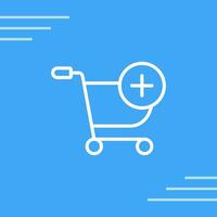 Shoping Cart Add Vector Icon