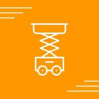 Scissor Lift Vector Icon