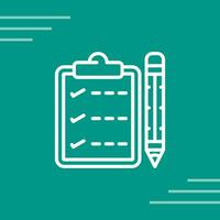 Writing pad Vector Icon