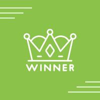 Winner Vector Icon