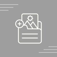 Document Insert Image Vector Icon