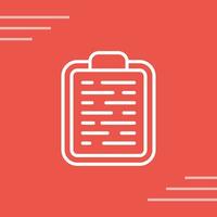 Clipboard Vector Icon