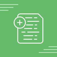 Document Insert Icon Vector Icon
