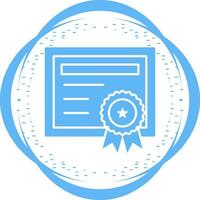 Certificate Vector Icon