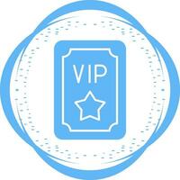 icono de vector de pase vip