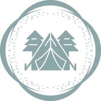 Tent Vector Icon