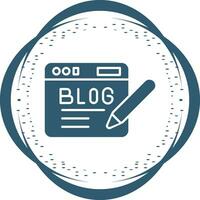 Blog Vector Icon
