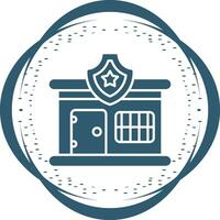 Police Station Vector Icon