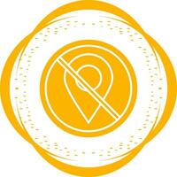 No Gps Vector Icon