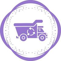 Recycling Truck Vector Icon