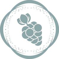 icono de vector de uvas