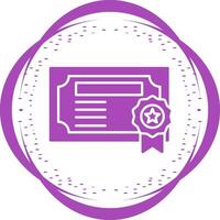 Certificate Vector Icon