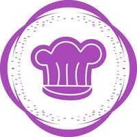 icono de vector de sombrero de chef