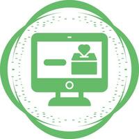 Online Donation Vector Icon