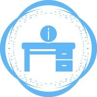 Information Desk Vector Icon