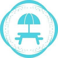 Camping Table Vector Icon