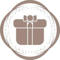 icono de vector de caja de regalo