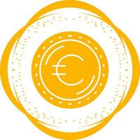 icono de vector de moneda euro