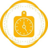 icono de vector de reloj de pared