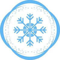 icono de vector de copo de nieve