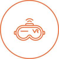 Virtual Reality Headset Vector Icon