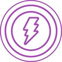 Lightning bolt Vector Icon