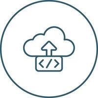 Cloud Deployment Vector Icon