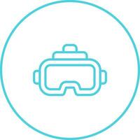 Virtual Reality Headset Vector Icon